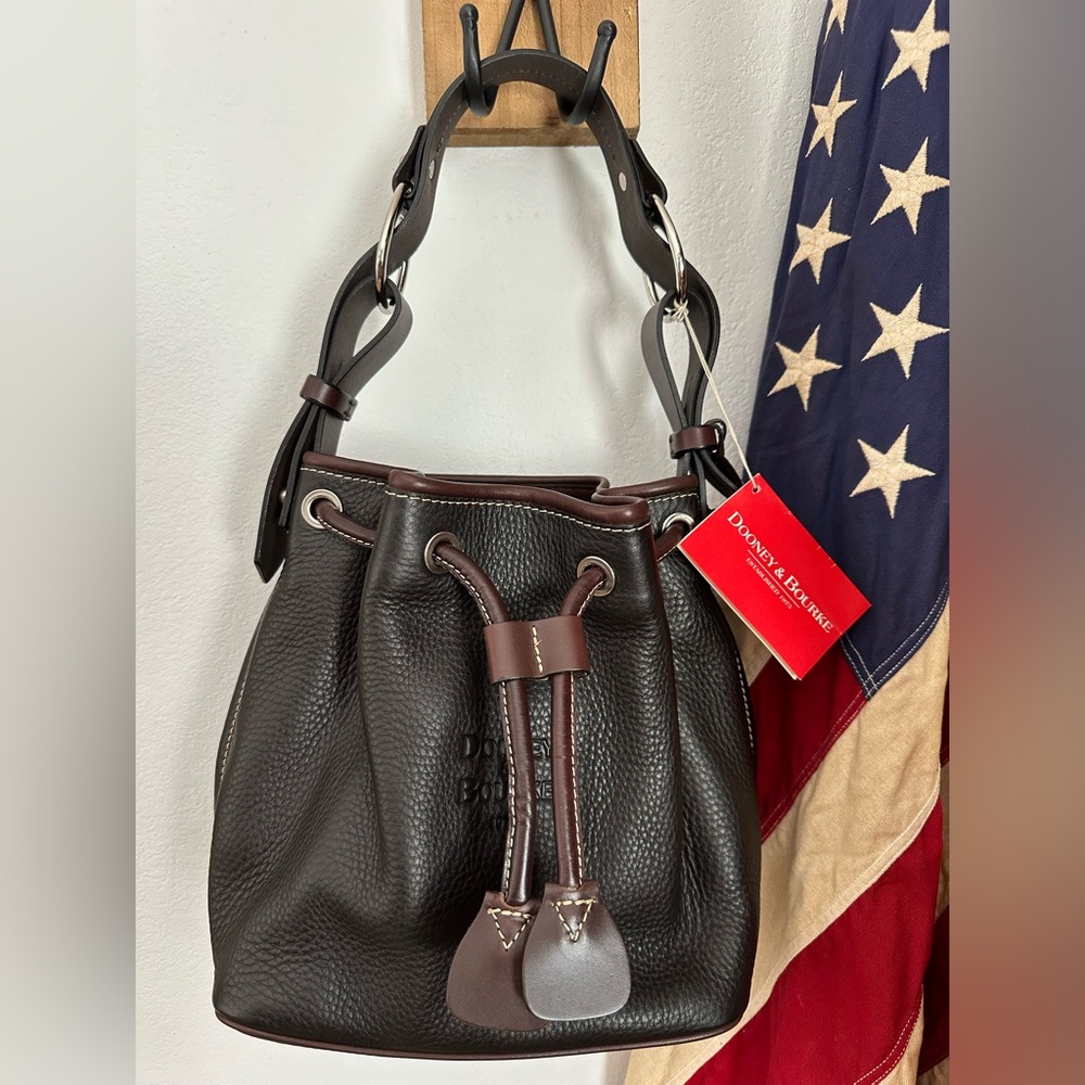 DOONEY & BOURKE DRAWSTRING BUCKET PURSE